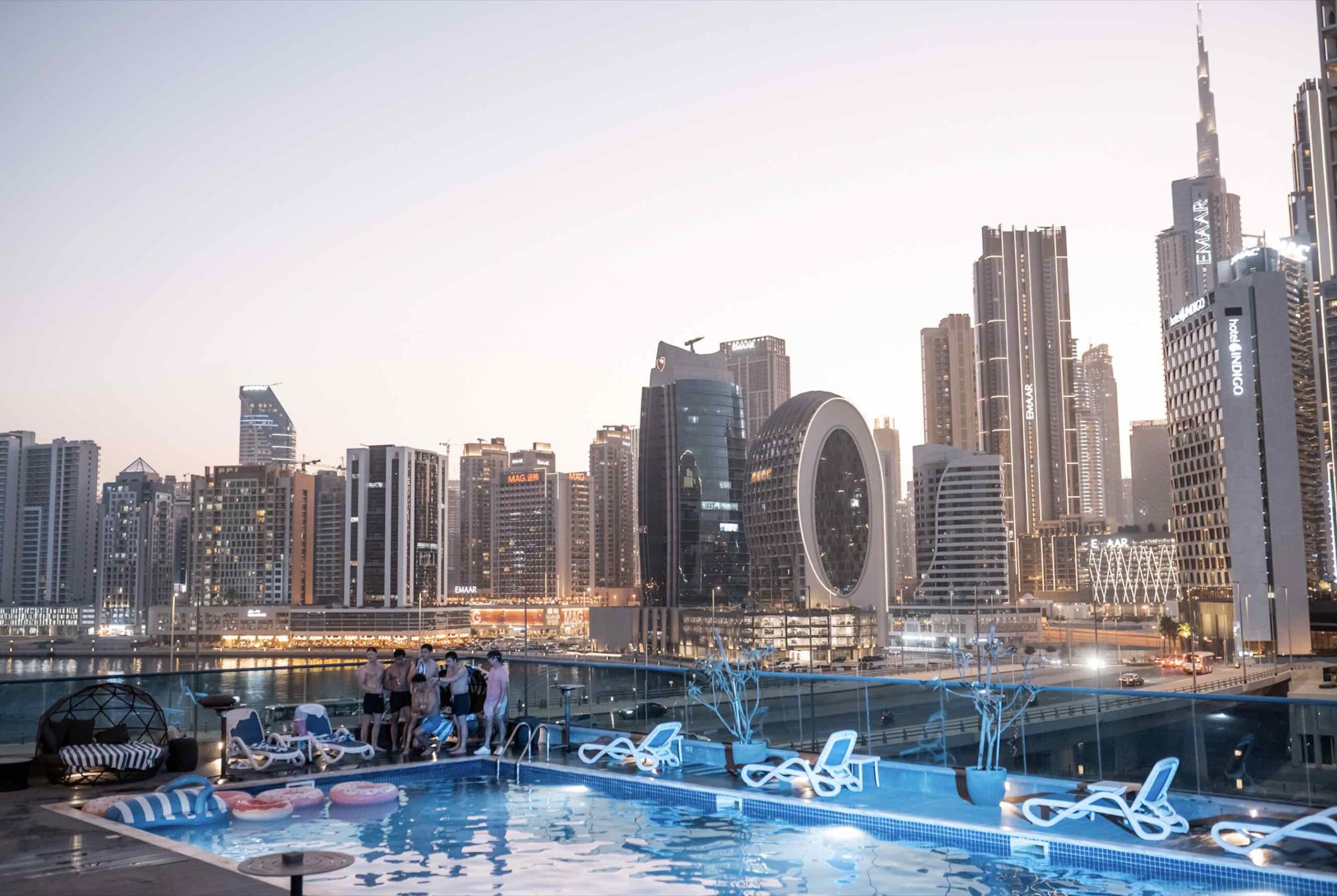 Dubai pool parties