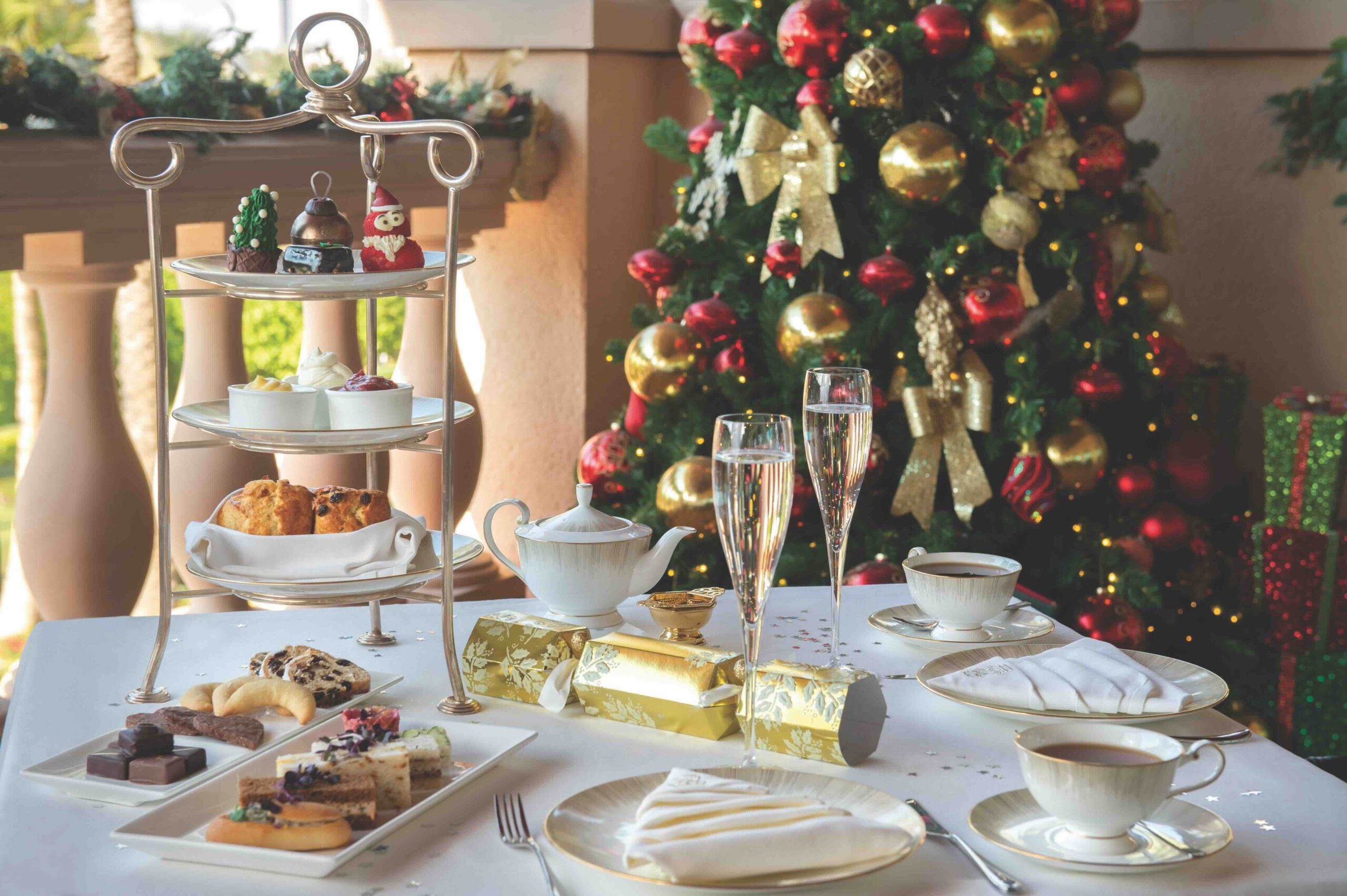 Festive Afternoon Tea The Ritz Carlton Dubai