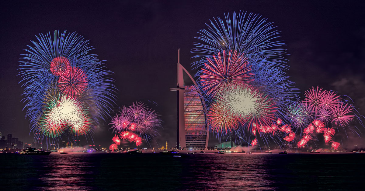 Eid Al Adha fireworks