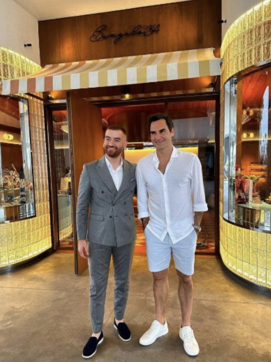 Roger Federer at Bungalo34