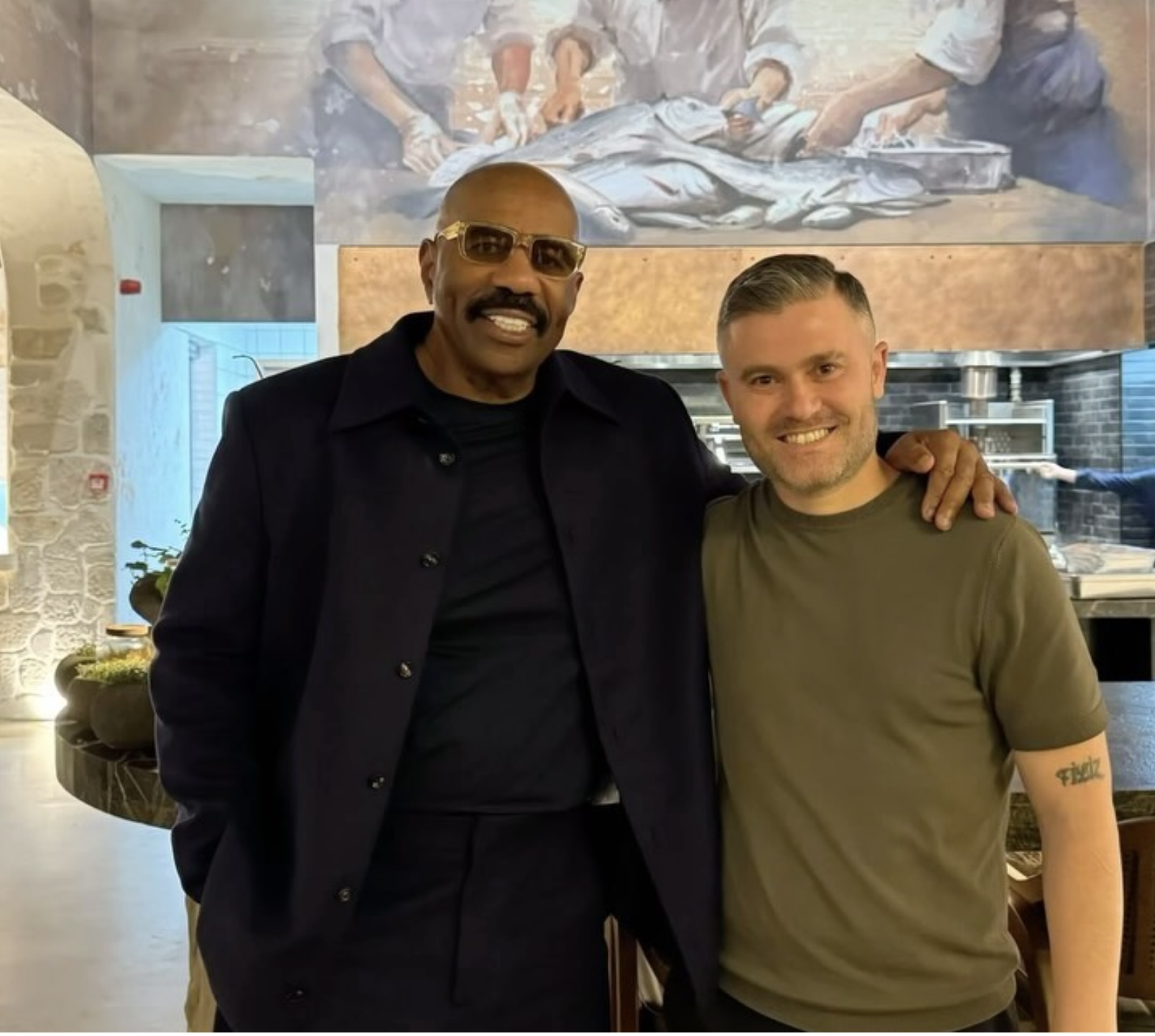 Steve Harvey at Bordo Mavi Dubai