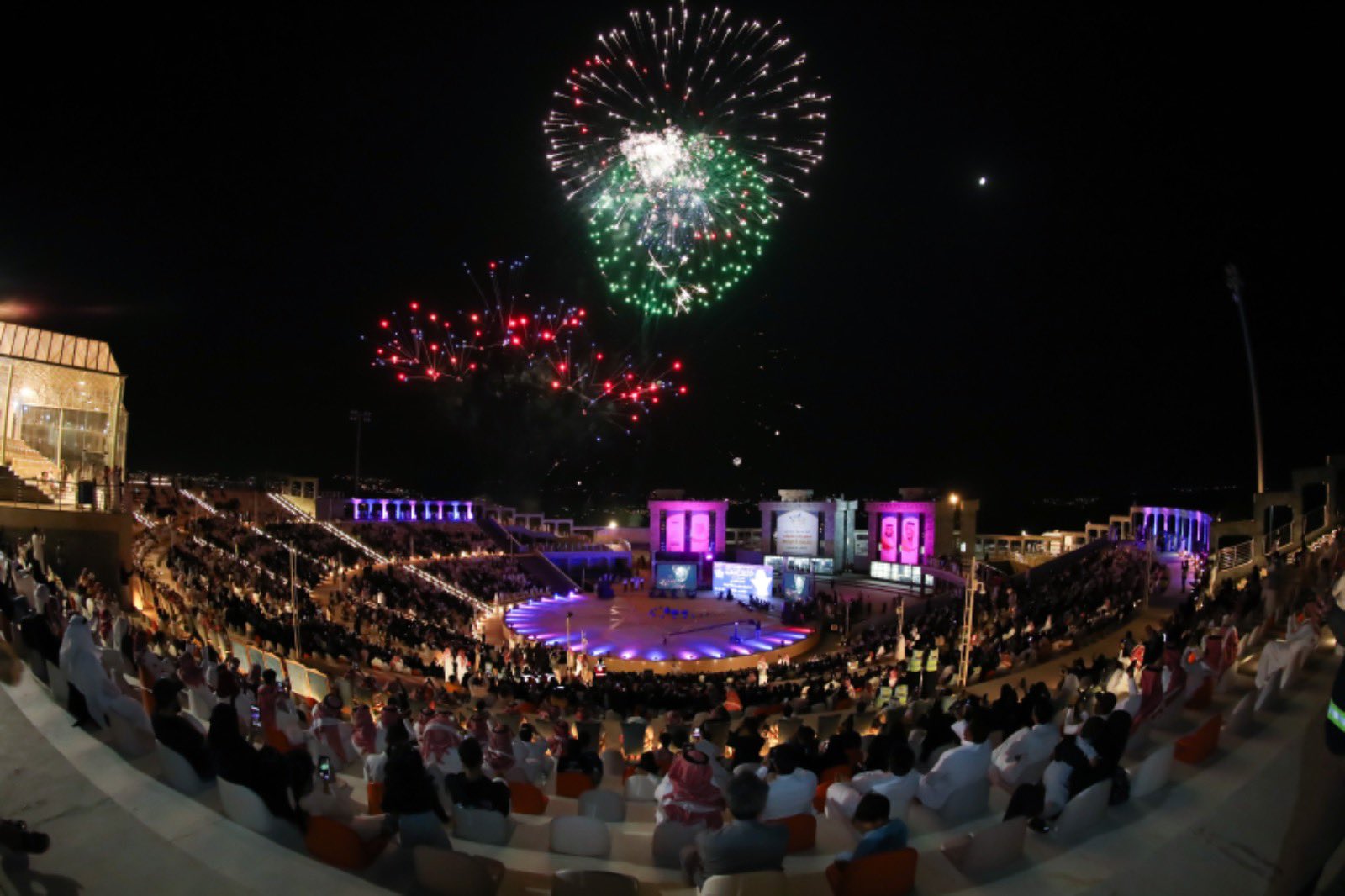 Eid fireworks in Saudi Arabia