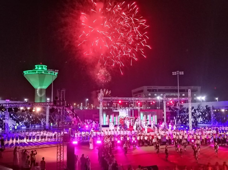 Eid fireworks in Saudi Arabia