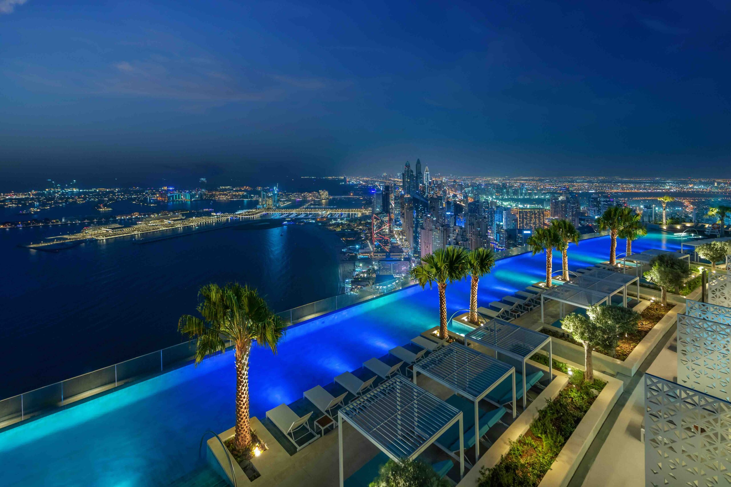 night swimming in Dubai