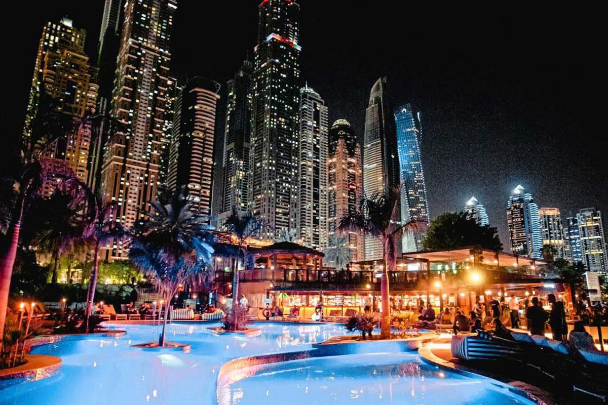 night swimming in Dubai