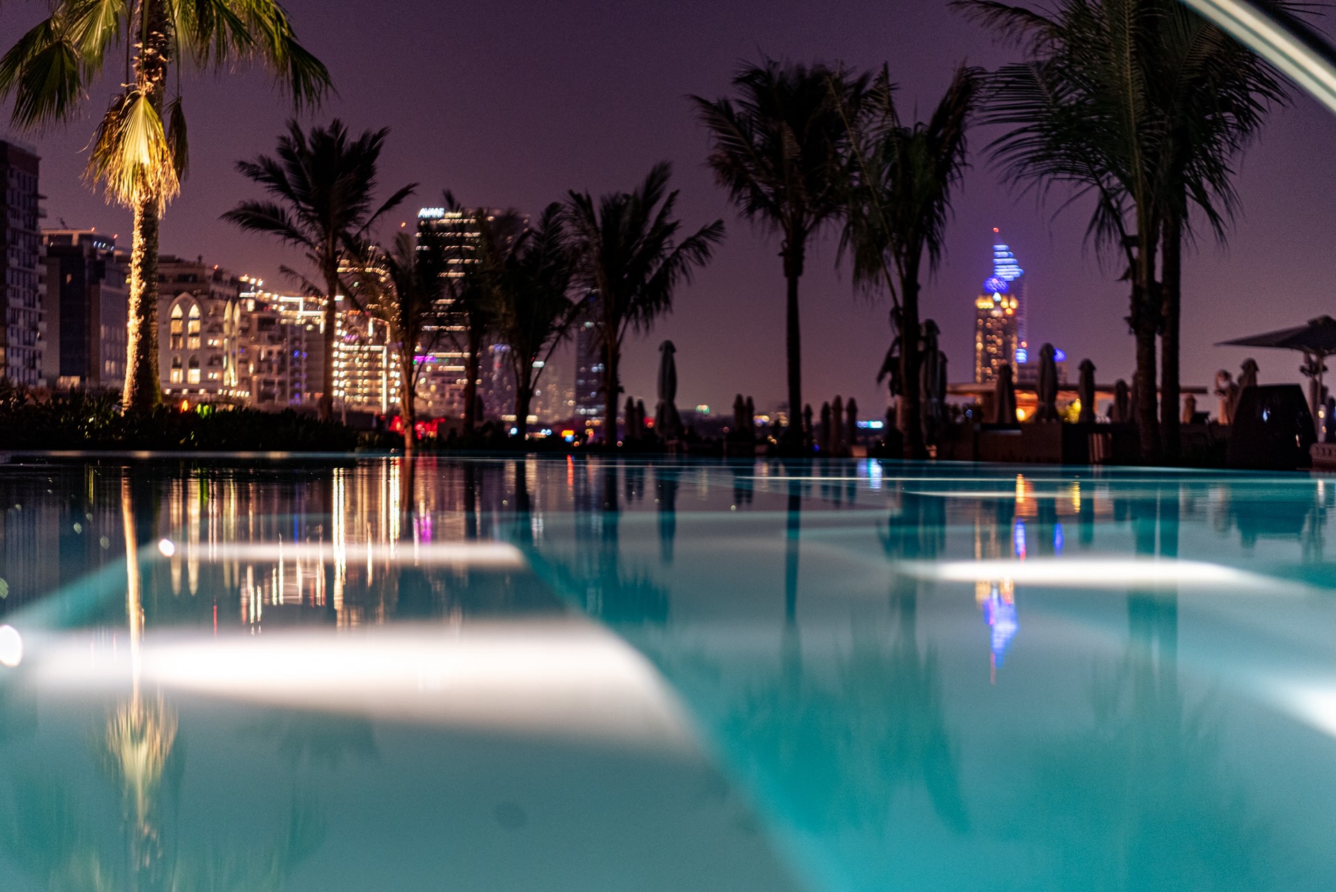 night swimming in Dubai