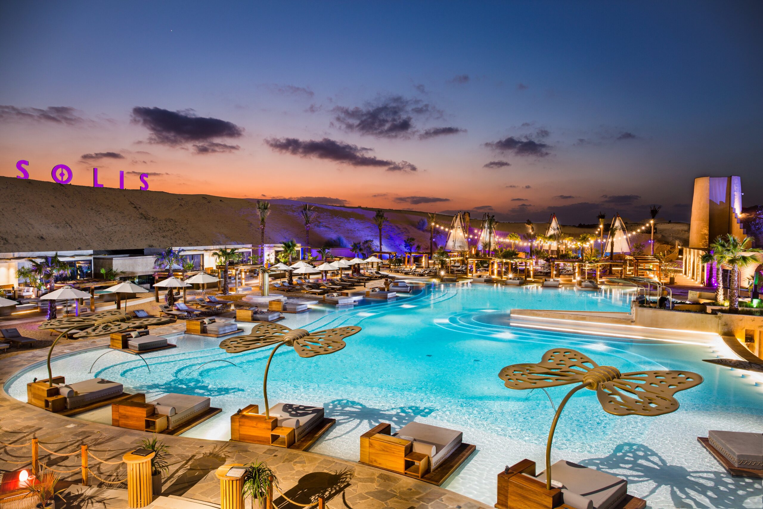 night swimming in Dubai