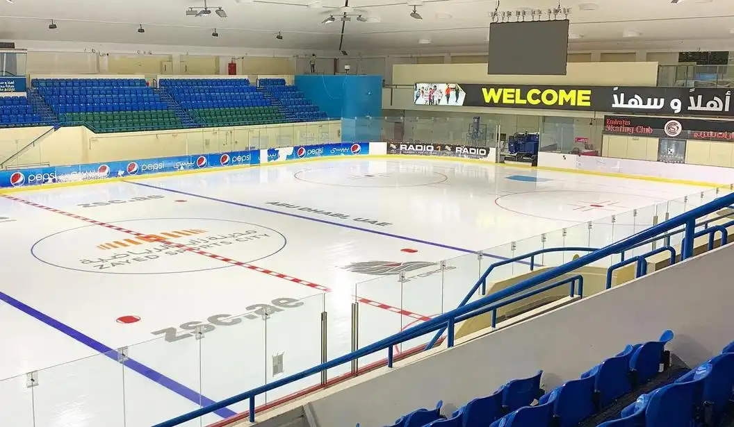 beat the heat at Zayed Sports City Ice Rink