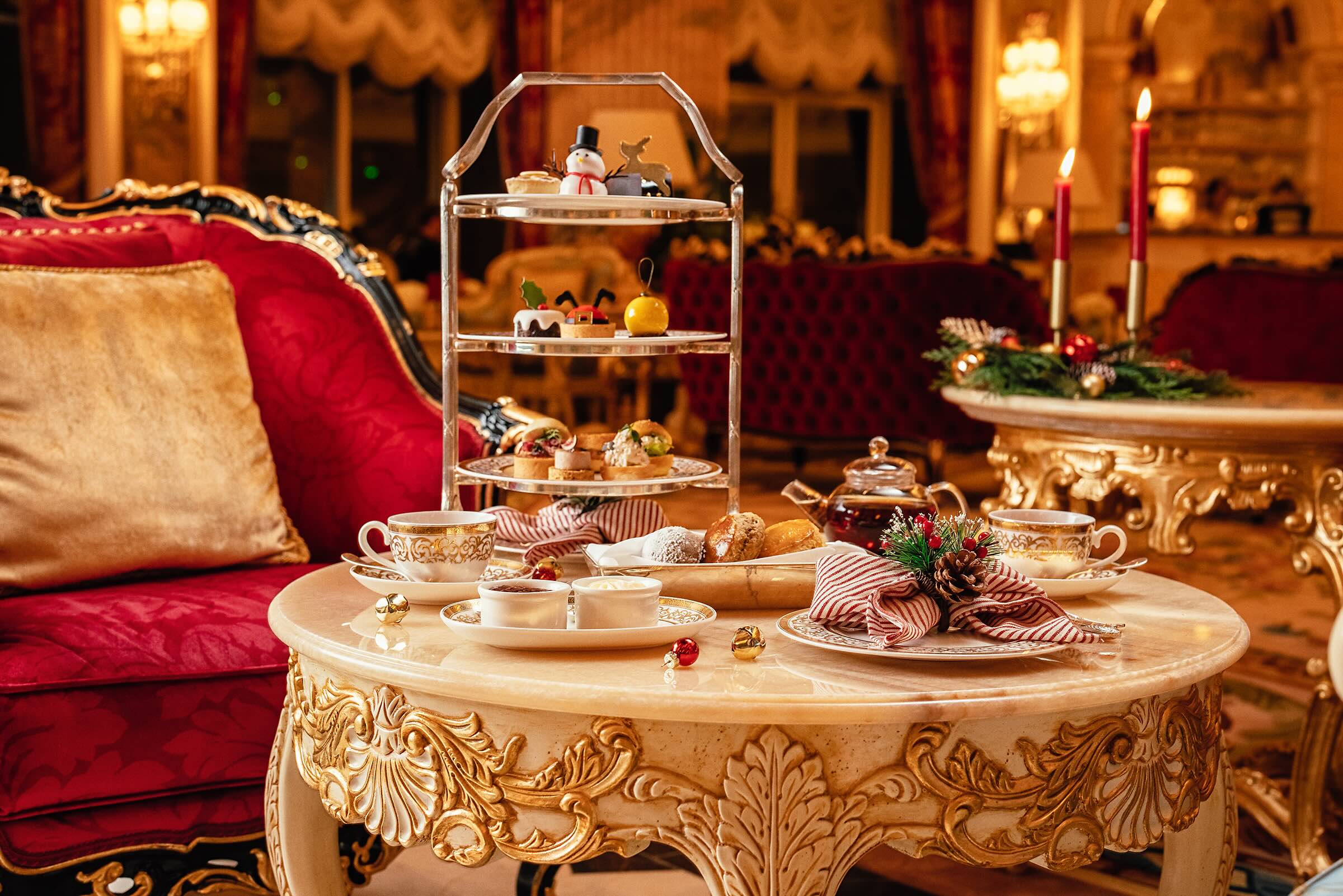 Festive Afternoon Tea Raffles The Palm Dubai