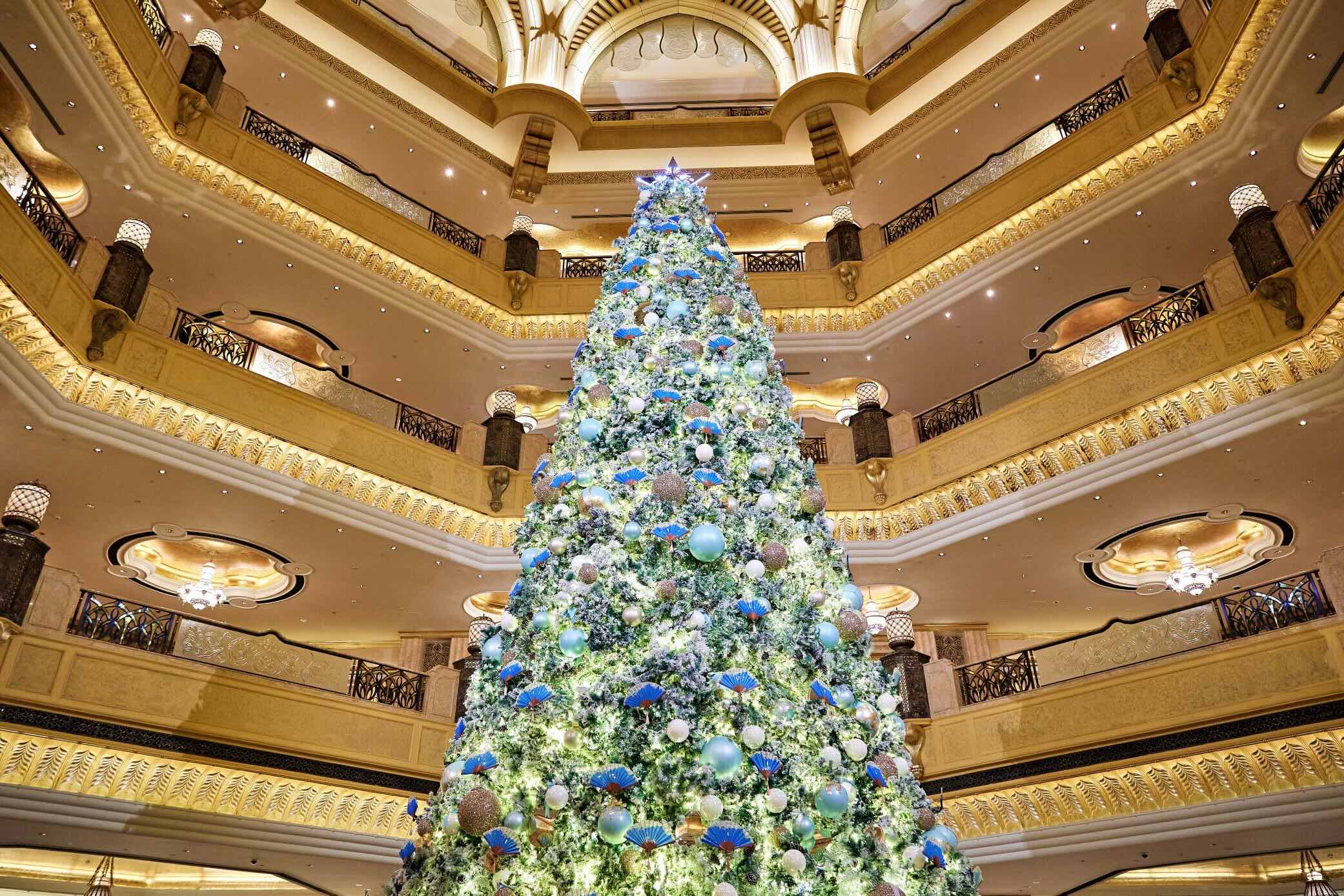 Emirates Palace tree lighting