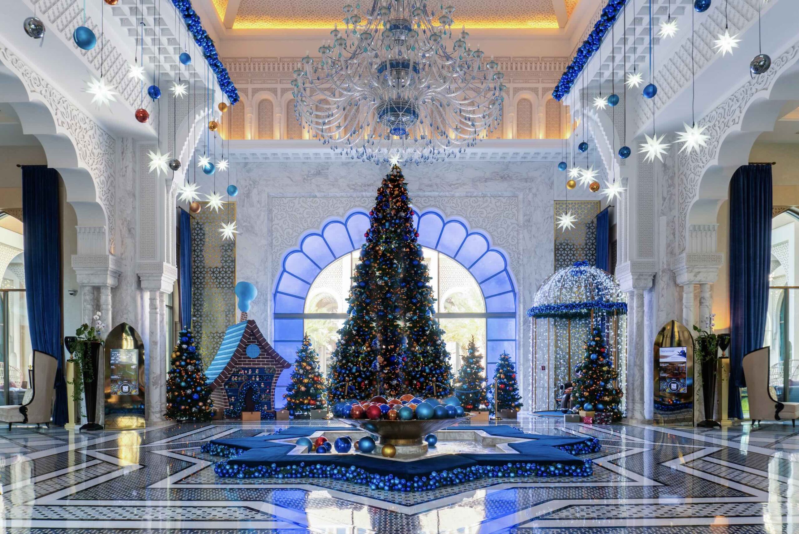 Rixos Premium Abu Dhabi tree lighting