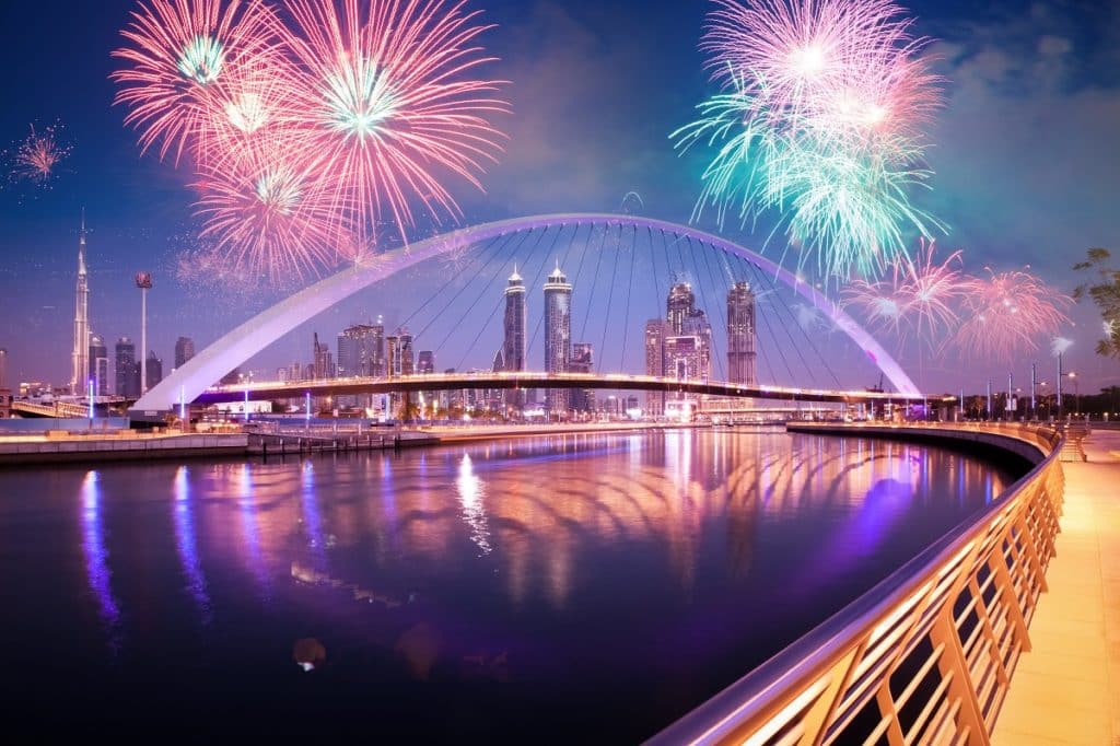 Dubai Water Canal NYE